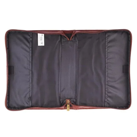 Bible Cover Classic Brown Names of God Ex. 34:6 - Picture 3 of 3